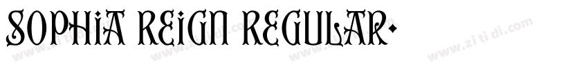 Sophia Reign Regular字体转换